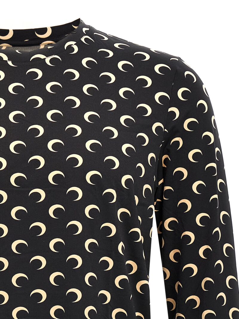 'Moon Printed Jersey' top Man MARINE SERRE Black