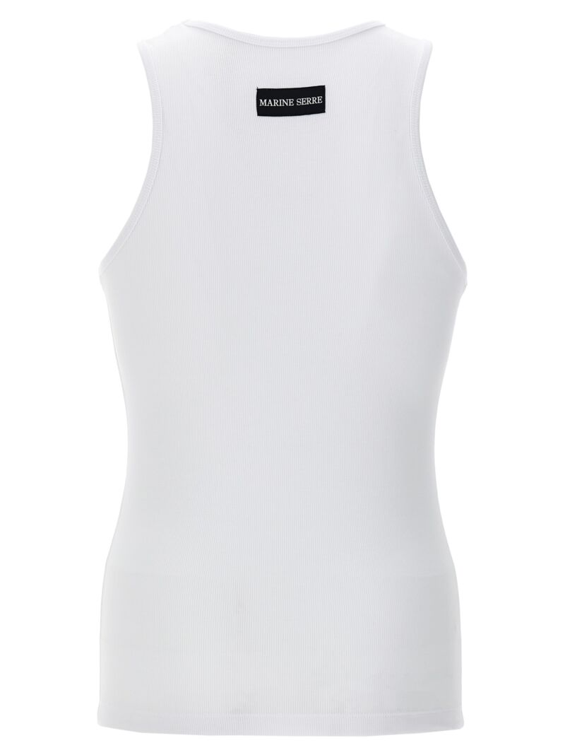 'Moon Logo' tank top MTT081ACJER0011WH10 MARINE SERRE White