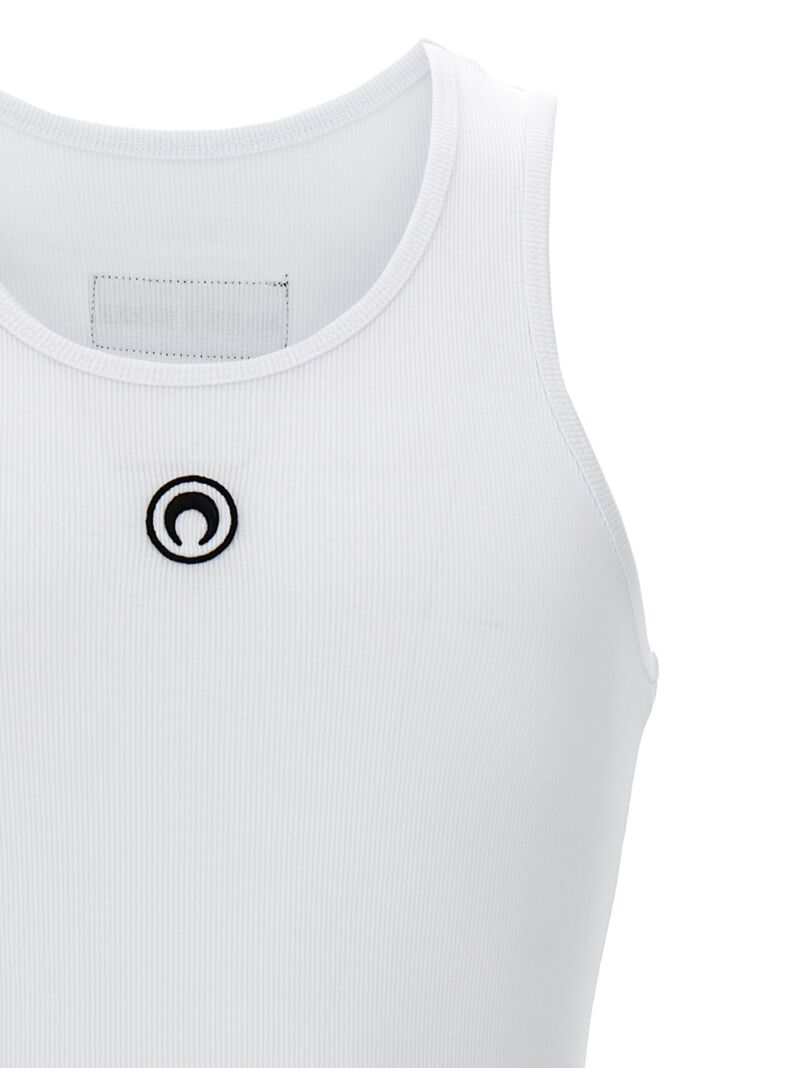 'Moon Logo' tank top Man MARINE SERRE White