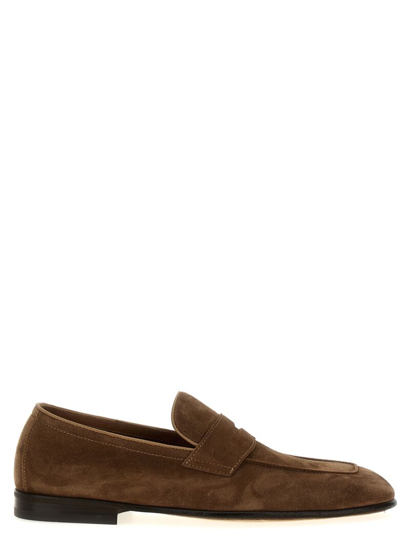 Suede loafers BRUNELLO CUCINELLI Brown