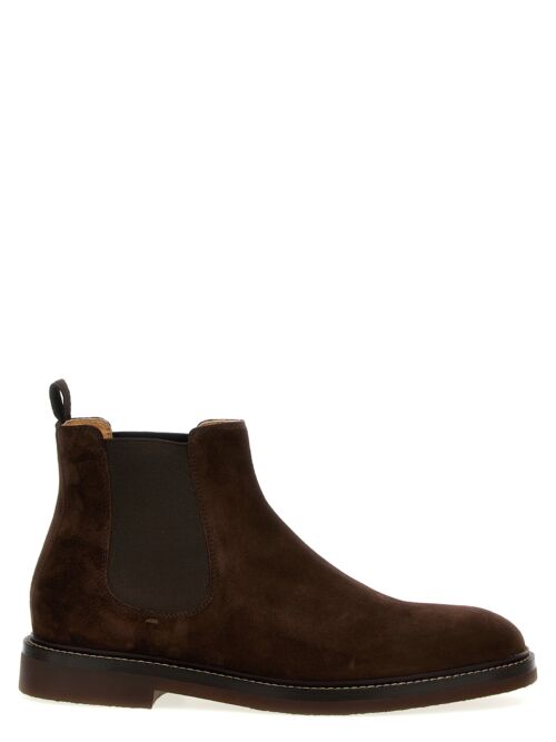 Suede ankle boots BRUNELLO CUCINELLI Brown