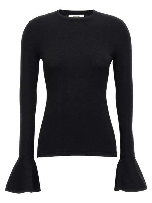 'Flared cuffs' top NENSI DOJAKA Black