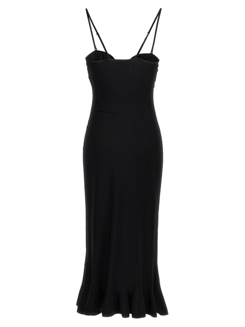 'Strapless' midi dress NDAW24KT060BLACK NENSI DOJAKA Black