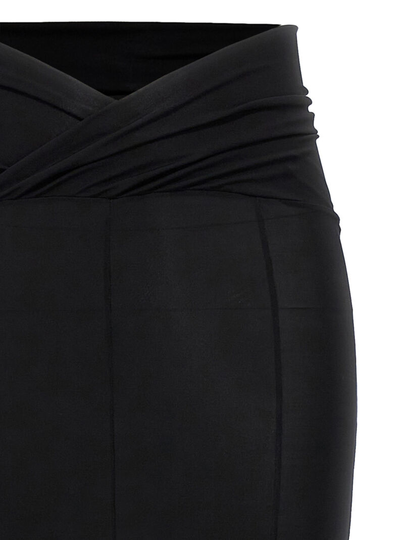 'V waist' skirt Woman NENSI DOJAKA Black