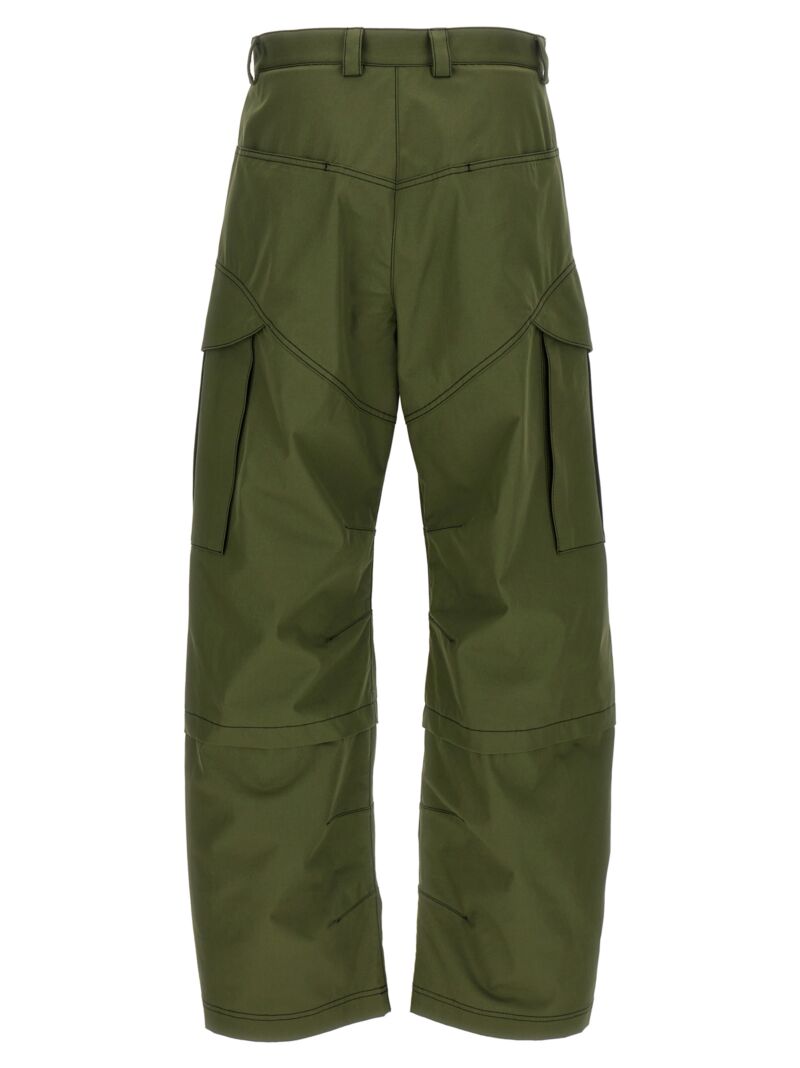 'Arr Cot Straight Cargo' pants OMCF042F24FAB00158105810 OFF-WHITE Green