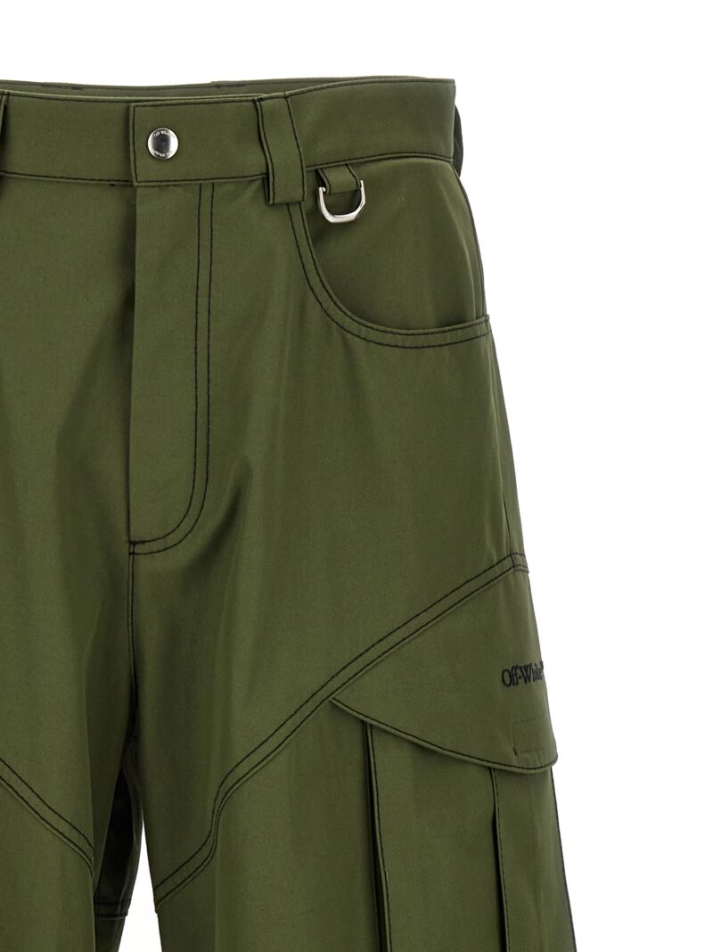 'Arr Cot Straight Cargo' pants Man OFF-WHITE Green