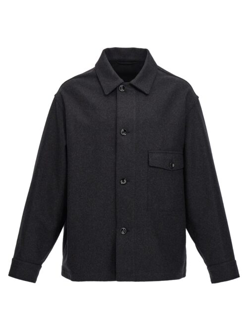 'One Pocket' overshirt LEMAIRE Black