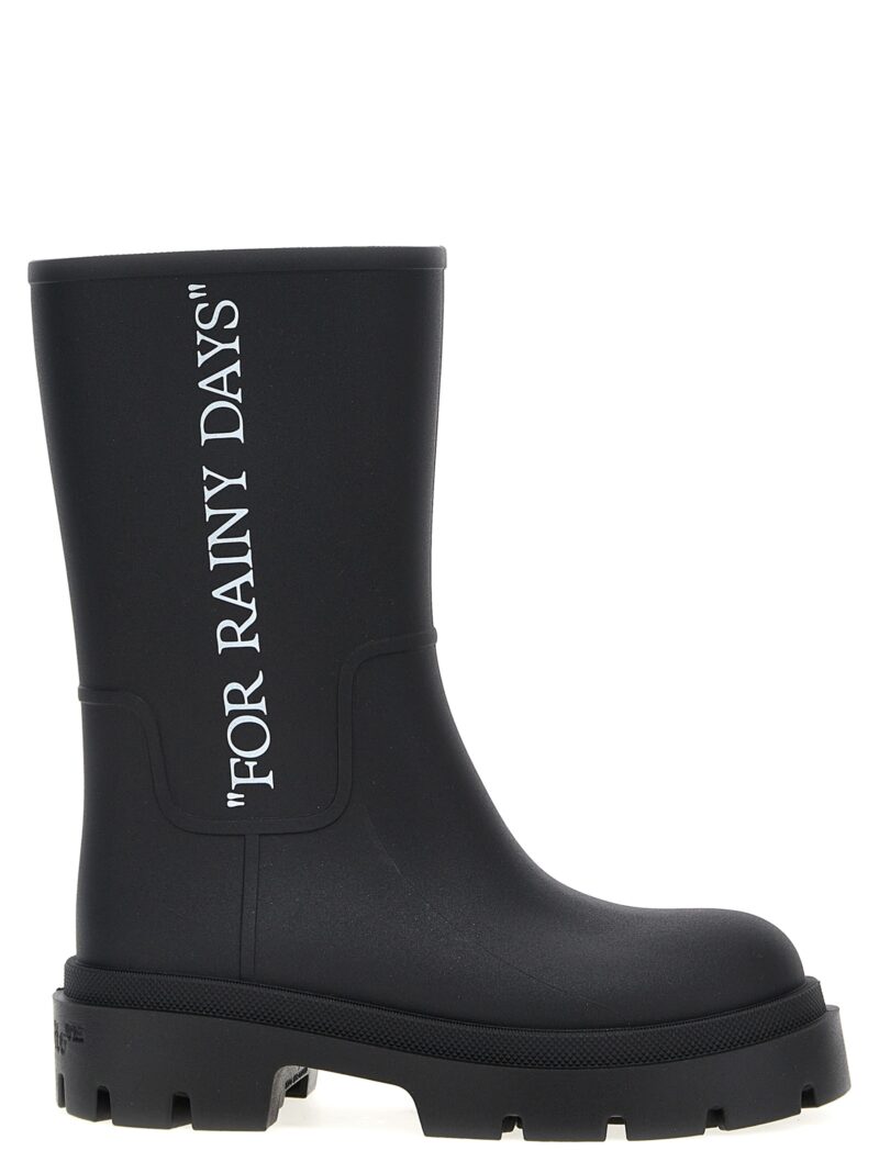 'Reboot Rainy Daisy' boots OFF-WHITE White/Black