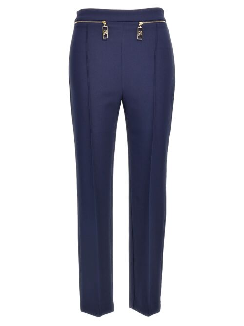 Double zip pants ELISABETTA FRANCHI Blue