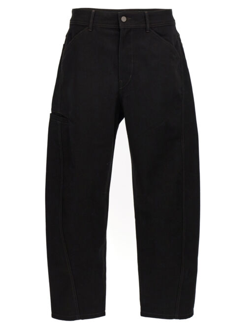 'Twisted Workwear' pant LEMAIRE Black