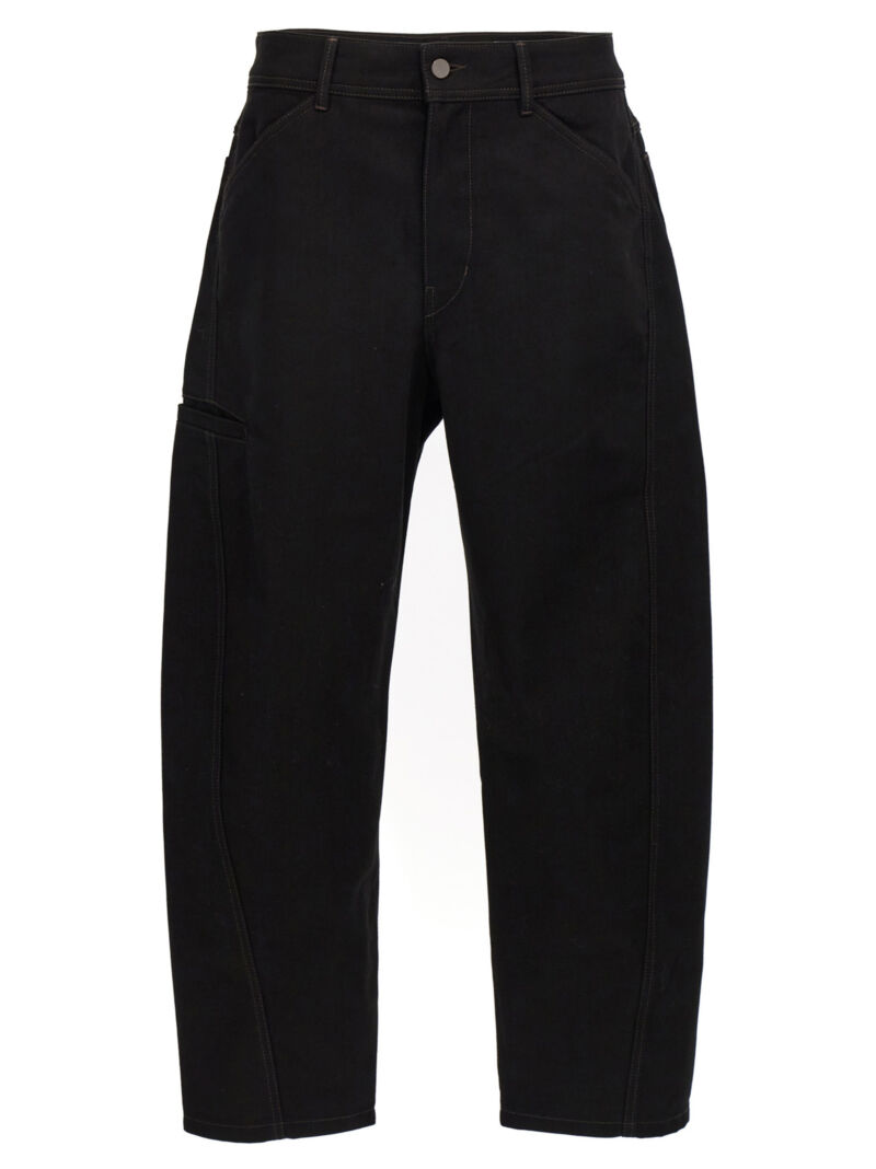 'Twisted Workwear' pant LEMAIRE Black