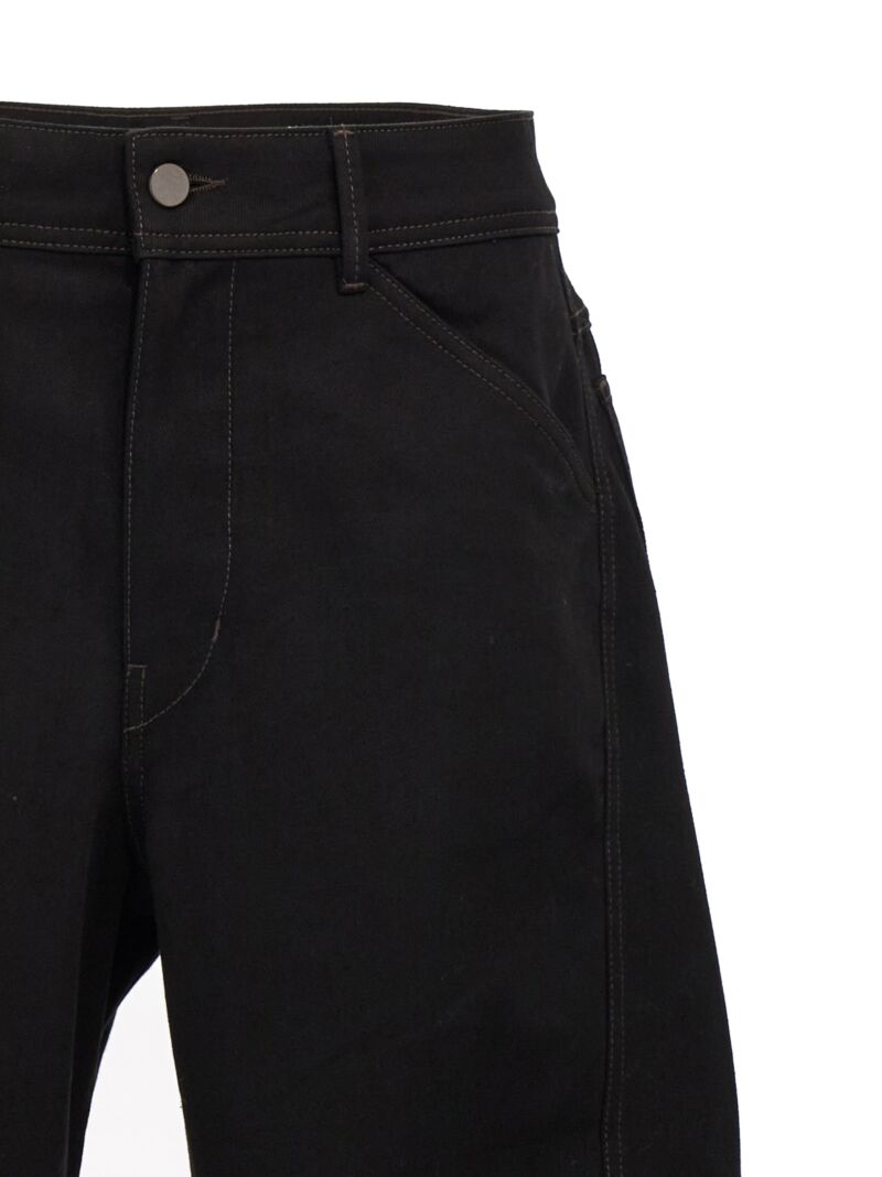 'Twisted Workwear' pant Man LEMAIRE Black