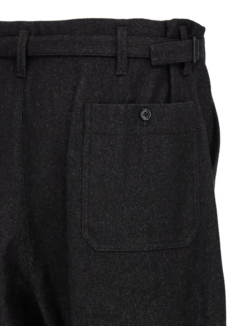 'Carrot' pants 82% virgin wool