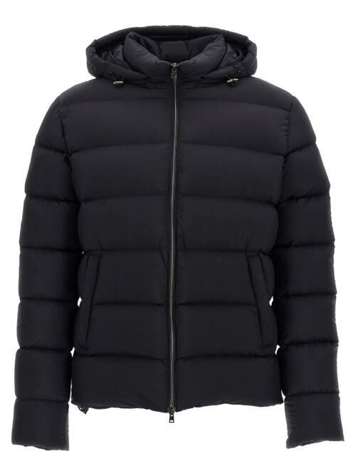 Hooded down jacket HERNO Black