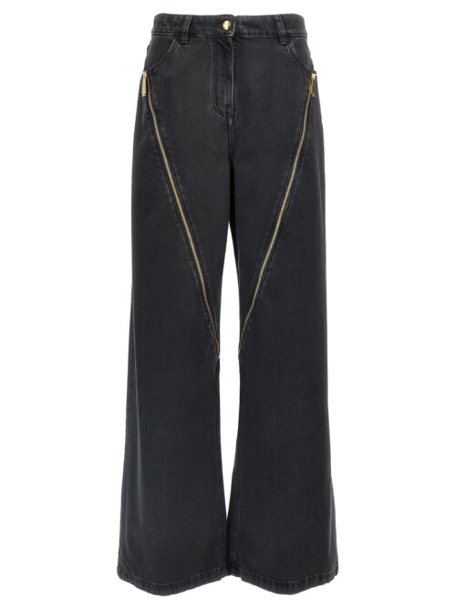 Zip detail jeans ELISABETTA FRANCHI Black