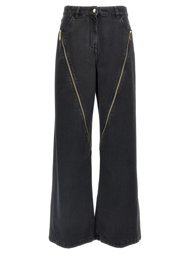 Zip detail jeans ELISABETTA FRANCHI Black