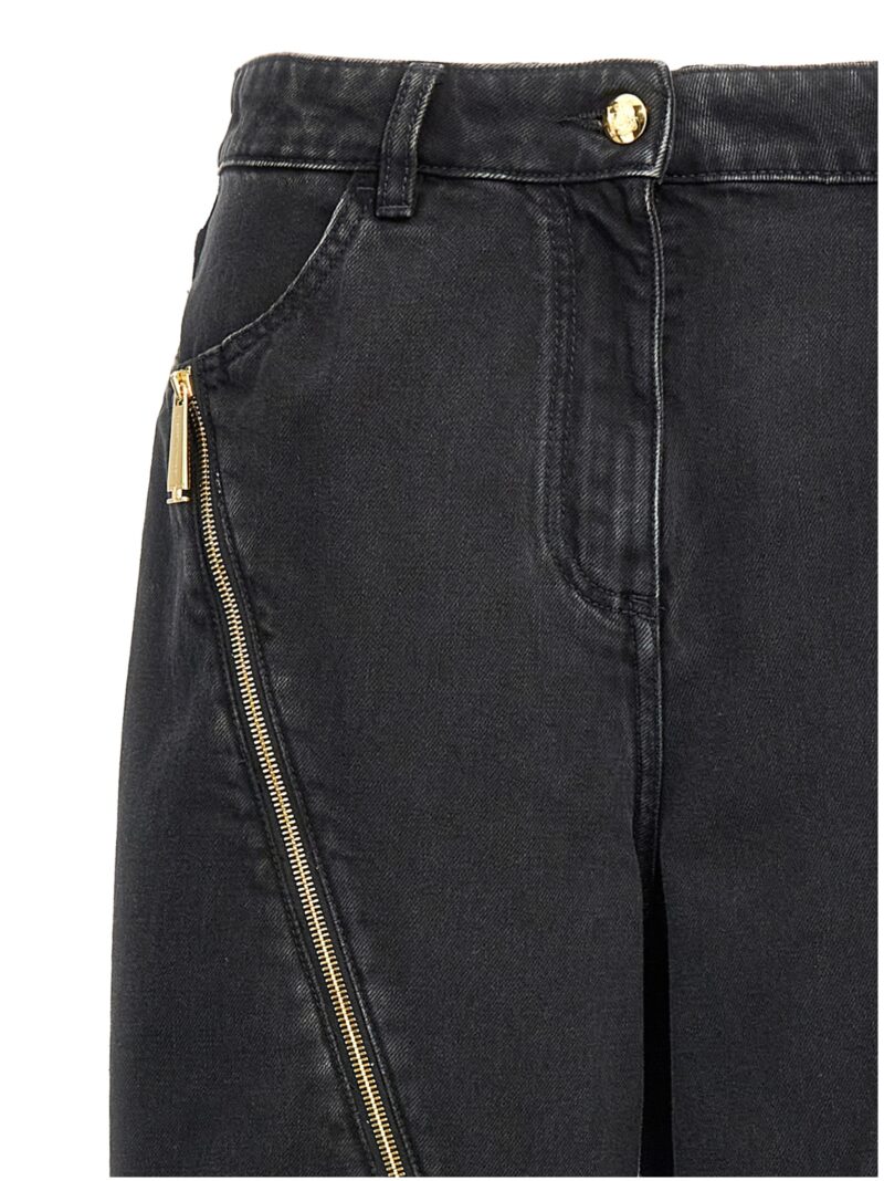 Zip detail jeans Woman ELISABETTA FRANCHI Black