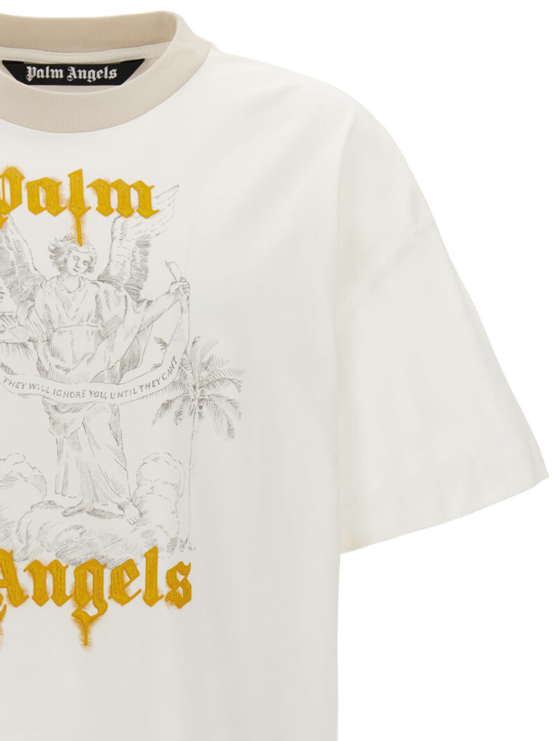 'Angel Pencil' T-shirt Man PALM ANGELS White