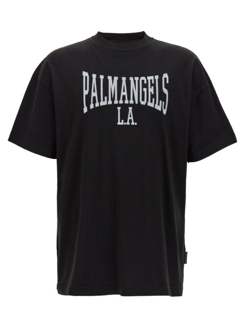 'College Classic' T-shirt PALM ANGELS White/Black