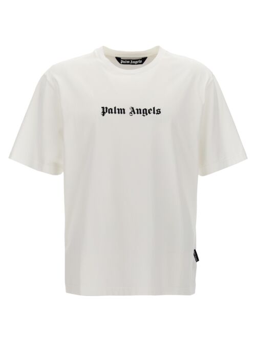 'Classic Logo' T-shirt PALM ANGELS White/Black