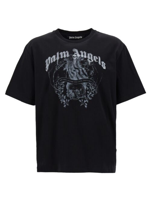 'Statement Pencil Classic' T-shirt PALM ANGELS Black