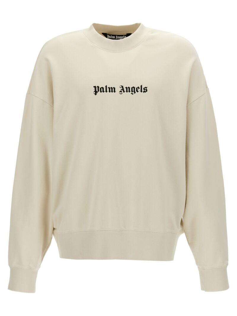 'Classic Logo' sweatshirt PALM ANGELS White/Black