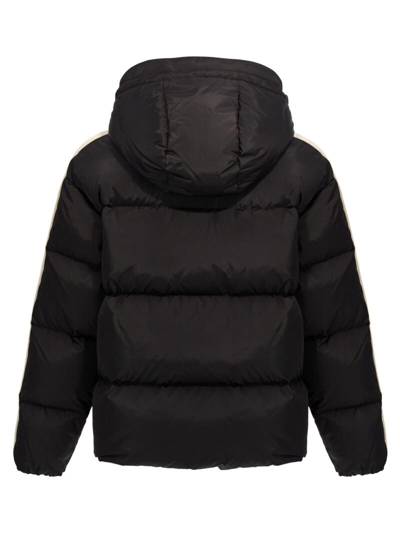 'Hooded Track Down' down jacket Man PALM ANGELS White/Black