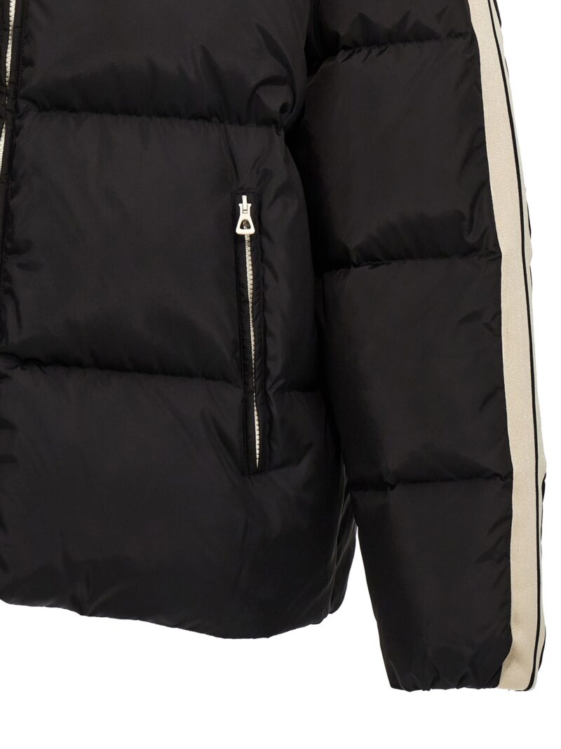 'Hooded Track Down' down jacket Fall Winter 2024/2025 PALM ANGELS White/Black