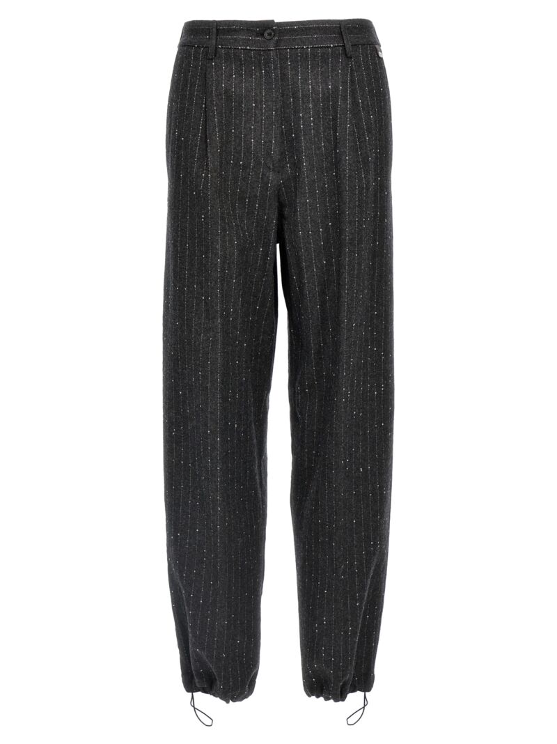 Pinstripe pants HERNO Gray