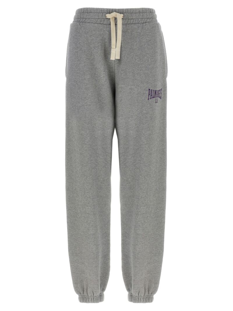 'College' joggers PALM ANGELS Gray