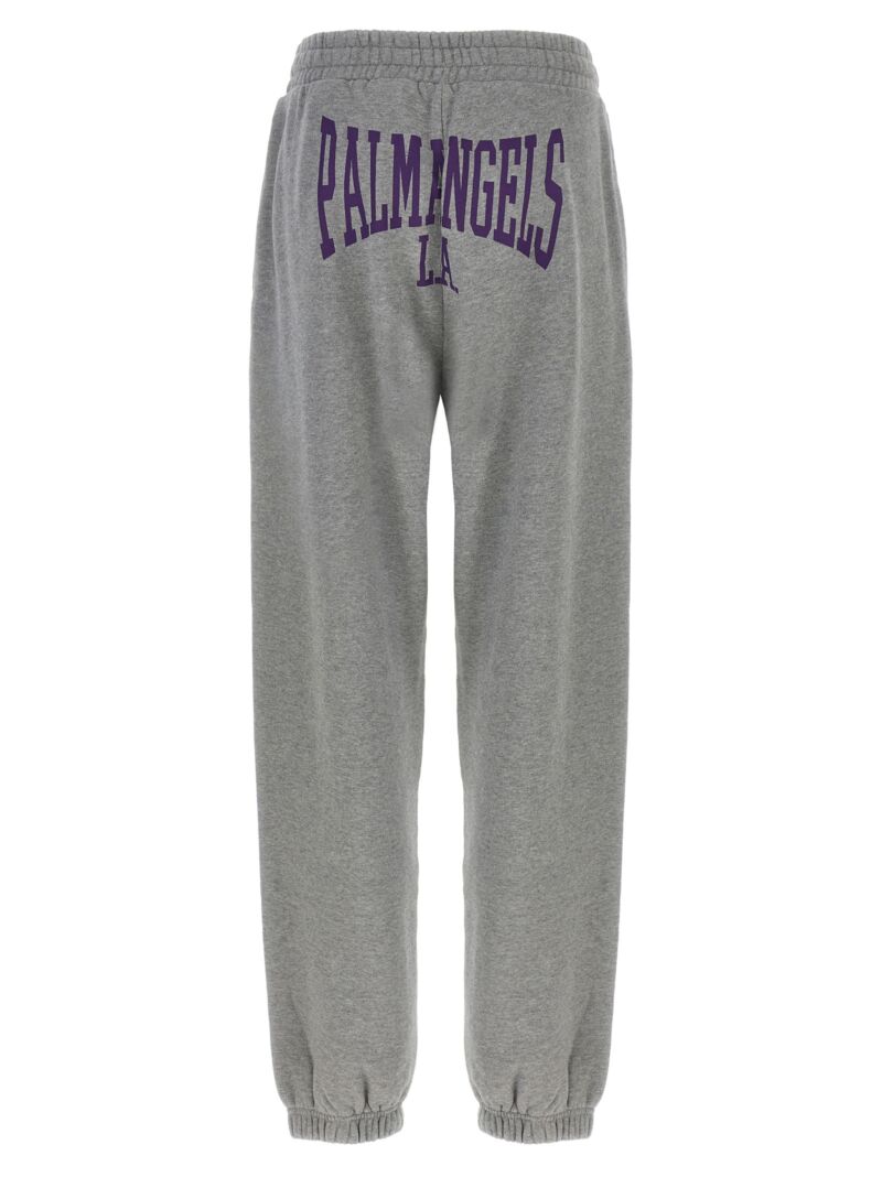 'College' joggers PWCH006F24FLE00108350835 PALM ANGELS Gray