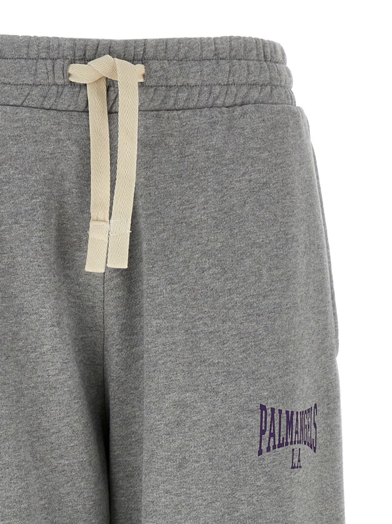 'College' joggers Woman PALM ANGELS Gray