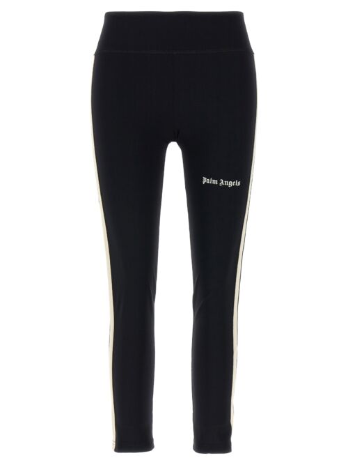 'Training Track' leggings PALM ANGELS White/Black