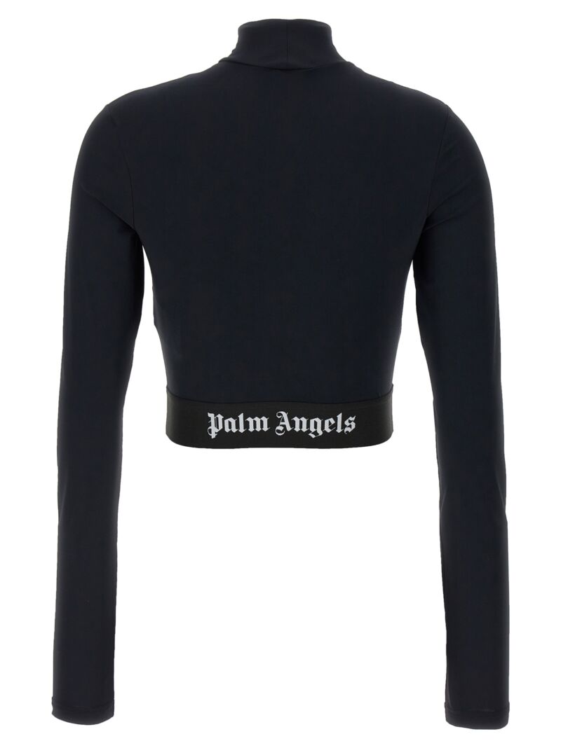 'Classic Logo' top PWVO014C99FAB00210011001 PALM ANGELS White/Black