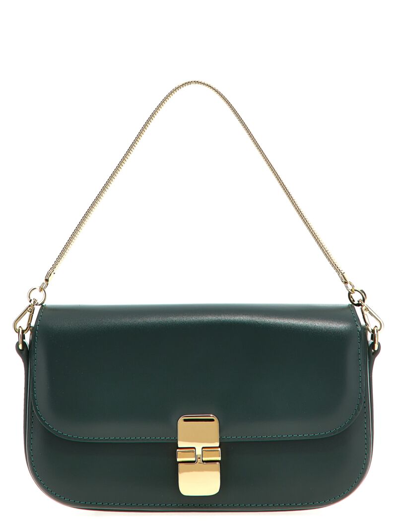 'Grace Chaine' clutch A.P.C. Green