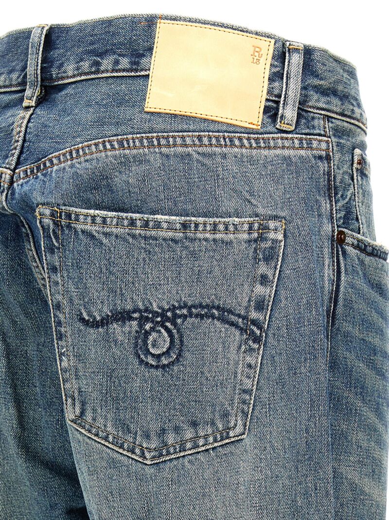 'Cuffed X BF' jeans 100% cotton R13 Blue