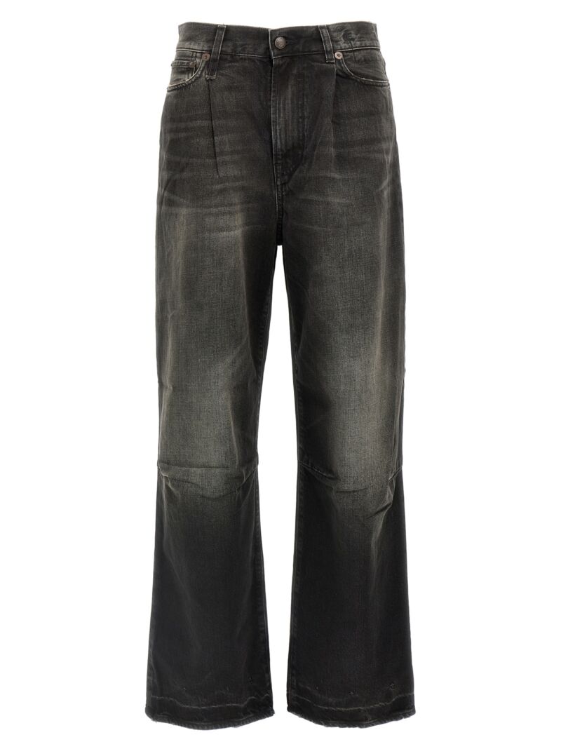 'Wayne Articulated Knee' jeans R13 Black