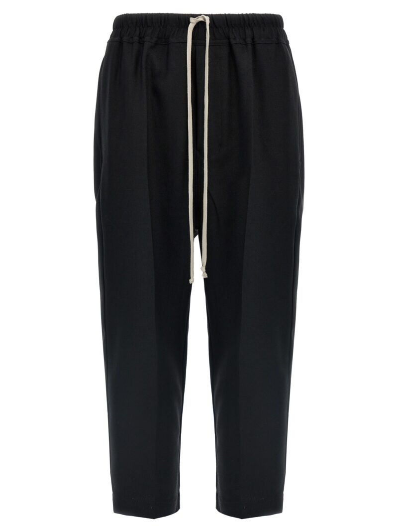 'Drawstring Astaires Cropped' pants RICK OWENS Black