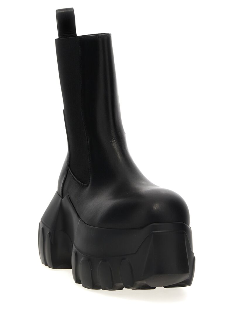 'Beatle Mega Tractor' ankle boots RP02D3865LOO99 RICK OWENS Black