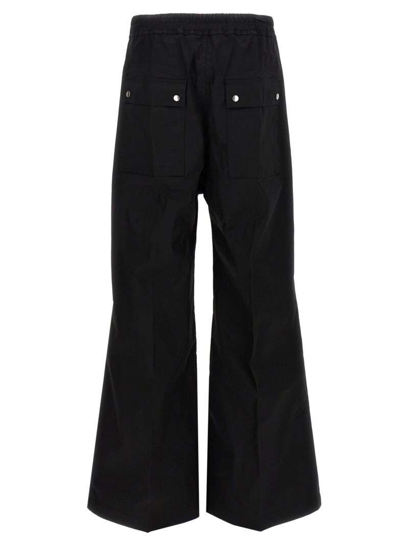 'Porterville Wide Bela Pants' pants RR02D6309TEEM70908 RICK OWENS Black