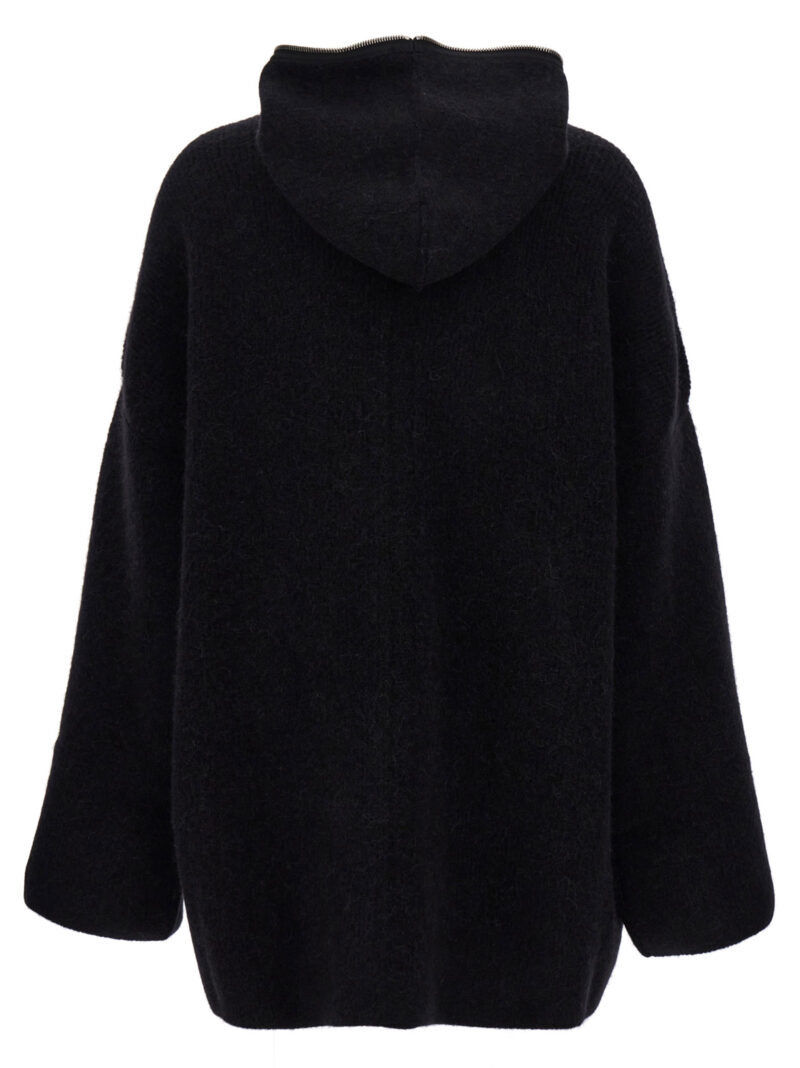 'Gimp' hooded cardigan RR02D6689KWP09 RICK OWENS Black