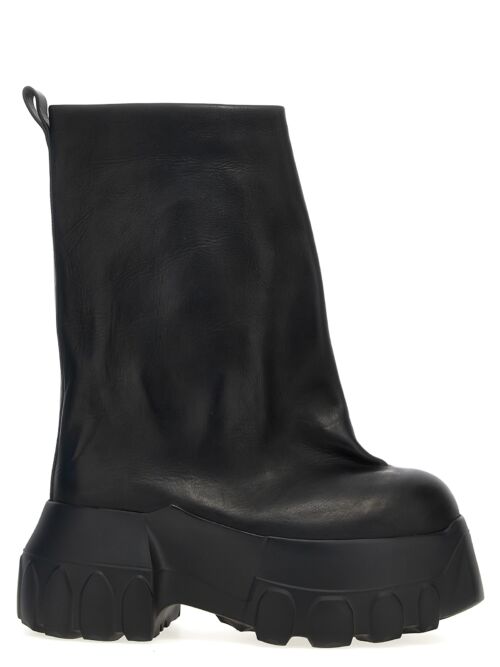 'Flared Mega Tractor' boots RICK OWENS Black