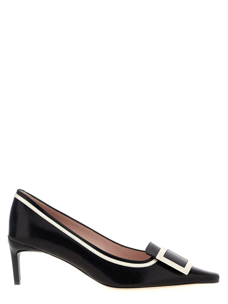 'Viv' Canard' pumps ROGER VIVIER White/Black