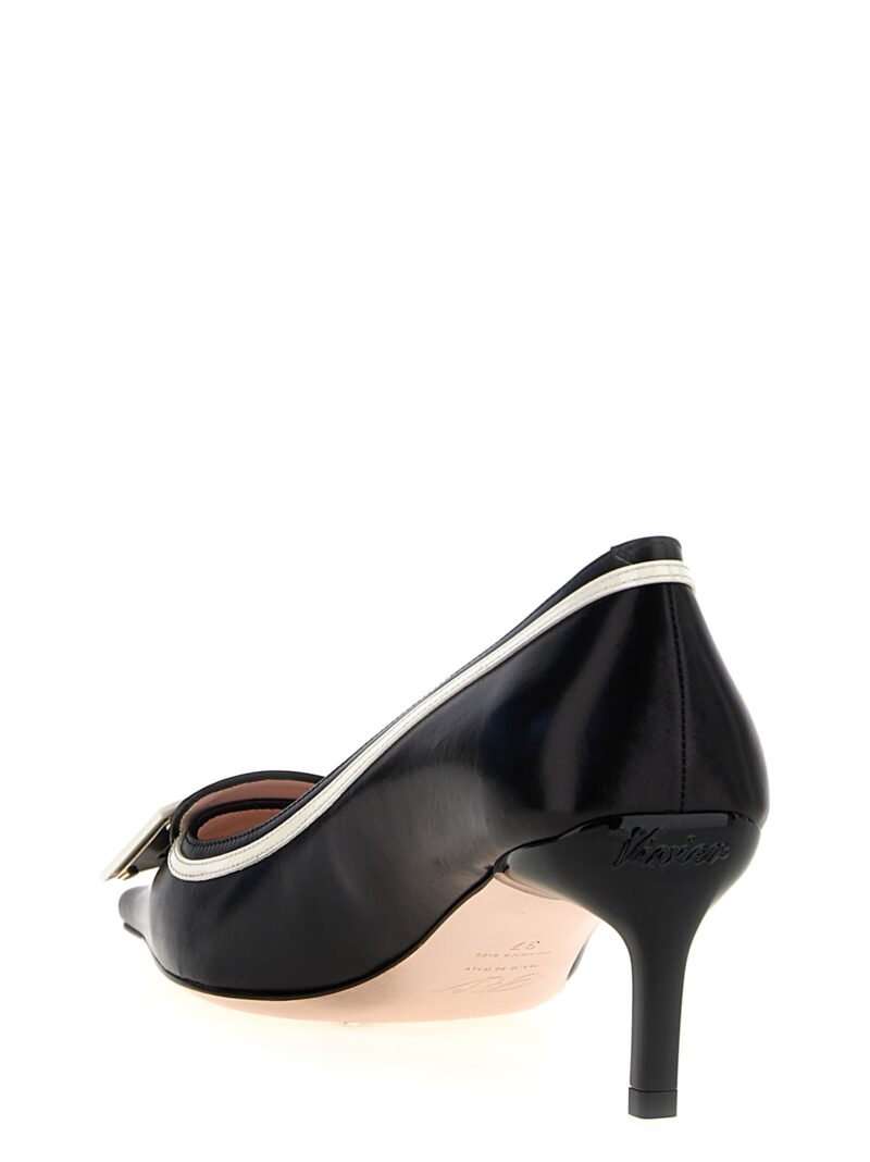 'Viv' Canard' pumps Woman ROGER VIVIER White/Black