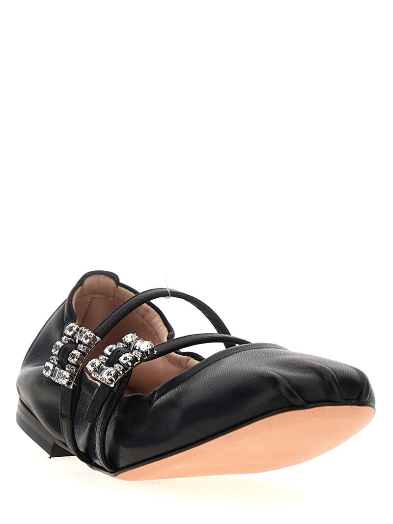 Jewel strap ballet flats RVW7433907091TB999 ROGER VIVIER Black