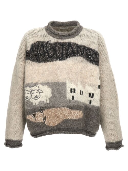 'No Tav Knited Pull' sweater MAGLIANO Gray