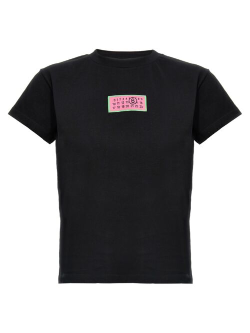 Logo label T-shirt MM6 MAISON MARGIELA Black