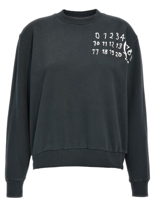 Logo print sweatshirt MM6 MAISON MARGIELA Black