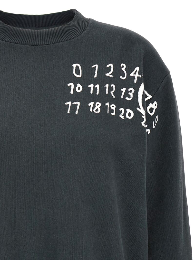 Logo print sweatshirt Woman MM6 MAISON MARGIELA Black