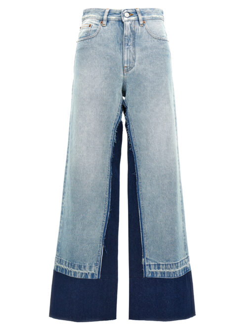 Contrast insert jeans MM6 MAISON MARGIELA Light Blue